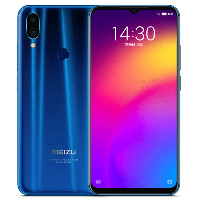 Оригинал Meizu Note 9 Note9 4G LTE 64G 128G Snapdragon 675 Восьмиядерный 6 2 дюйма 2244x1080p 48.0mp 5.0mp двойная