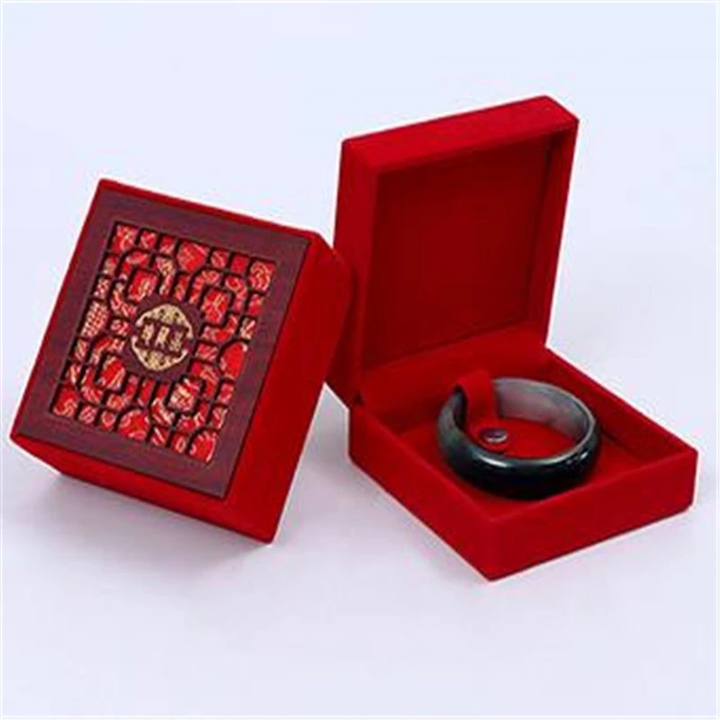 Полые деревянные коробки ювелирных изделий многофункциональный портативный