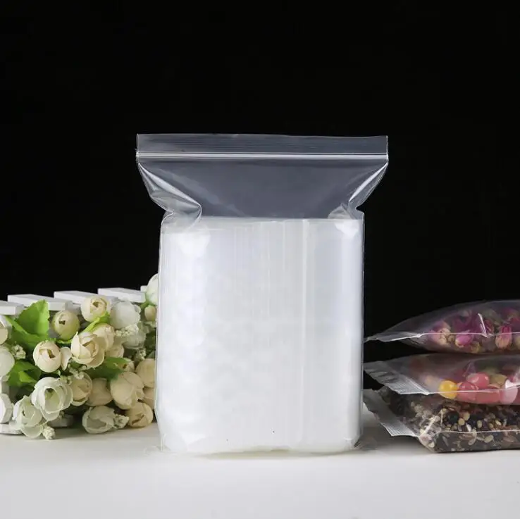 200 pcs Clear Soft Bony bags Transparent PE Bags Packing Self Adhesive Seal | Дом и сад