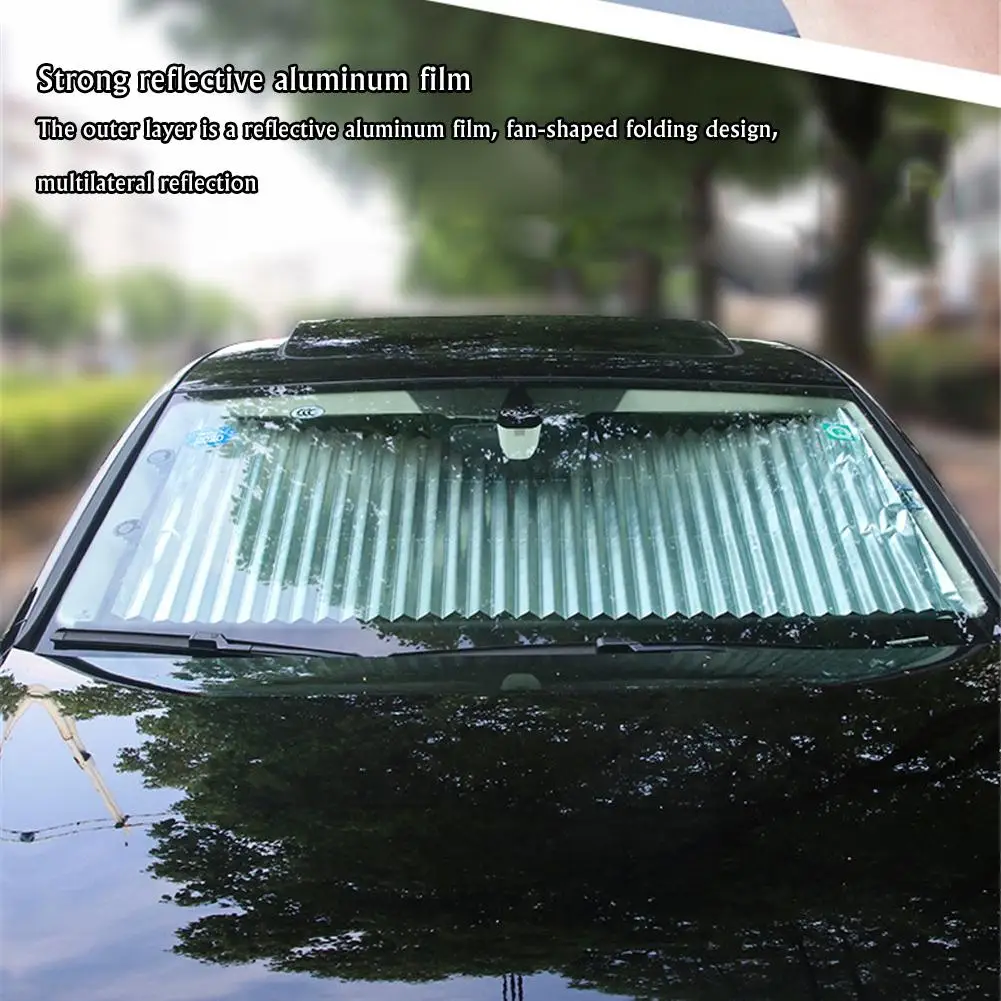 

46CM/65CM/70CM Upgarde Sunshade Car/Auto Foldable Windshield Sunshade Rear/Front Window Sun Visor Truck UV Protection Curtain