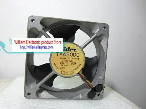 Оригинальный японский для Nidec A31719-16 12 см 12038 24V 0.38A трехпроводной Вентилятор