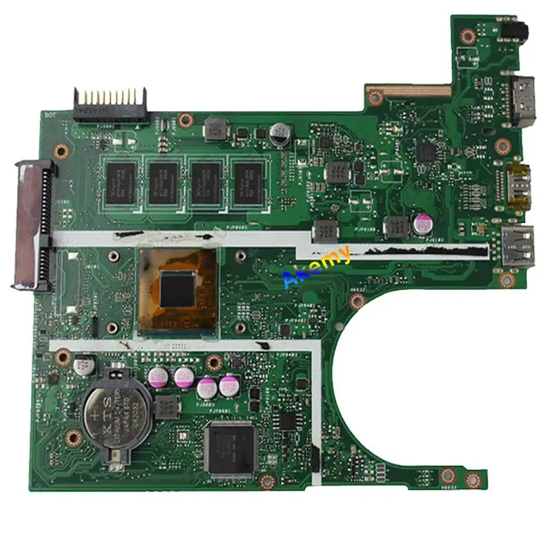 AK X200MA материнская плата для ноутбука For Asus F200M F200MA тест оригинальная 2G RAM N3520/3530