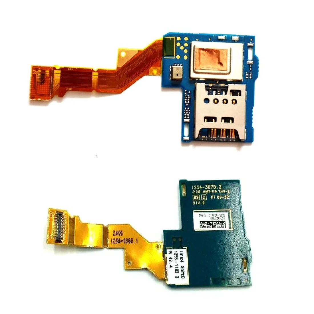 Оригинальный разъем для Sim карты PCB гибкий кабель Sony Xperia Acros LT26i LT26 считыватель sim
