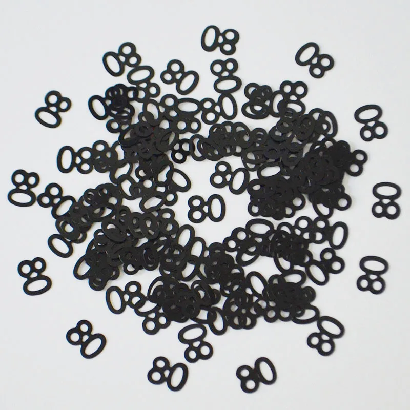 60 фотографий 80-й день рождения конфетти розовый серебряный синий фиолетовый цвет