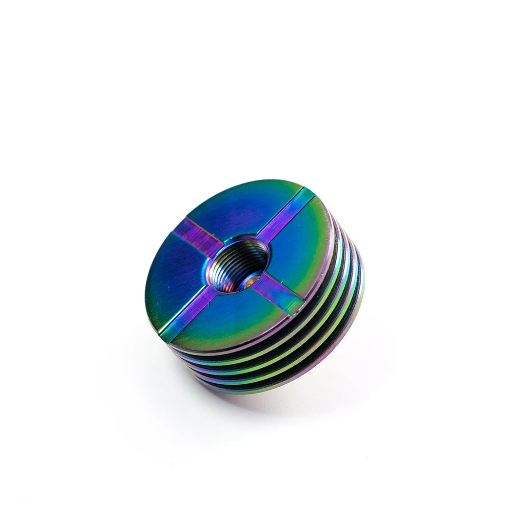 22mm rainbow 510 адаптер с капельным наконечником теплоотвод металлический 22 мм 24 мм 25 мм для 510 нить RDA RTA RDTA атомайзер электронные сигареты Vape аксессуары - Цвет: 22mm rainbow