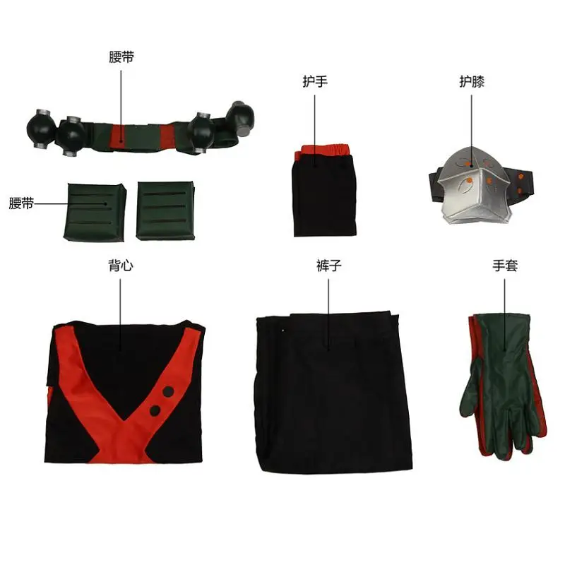 [Настроить] Аниме Boku no MY HERO Academy Bakugou катсуки Военная униформа косплей костюм, полный набор костюм на Хэллоуин для мужчин