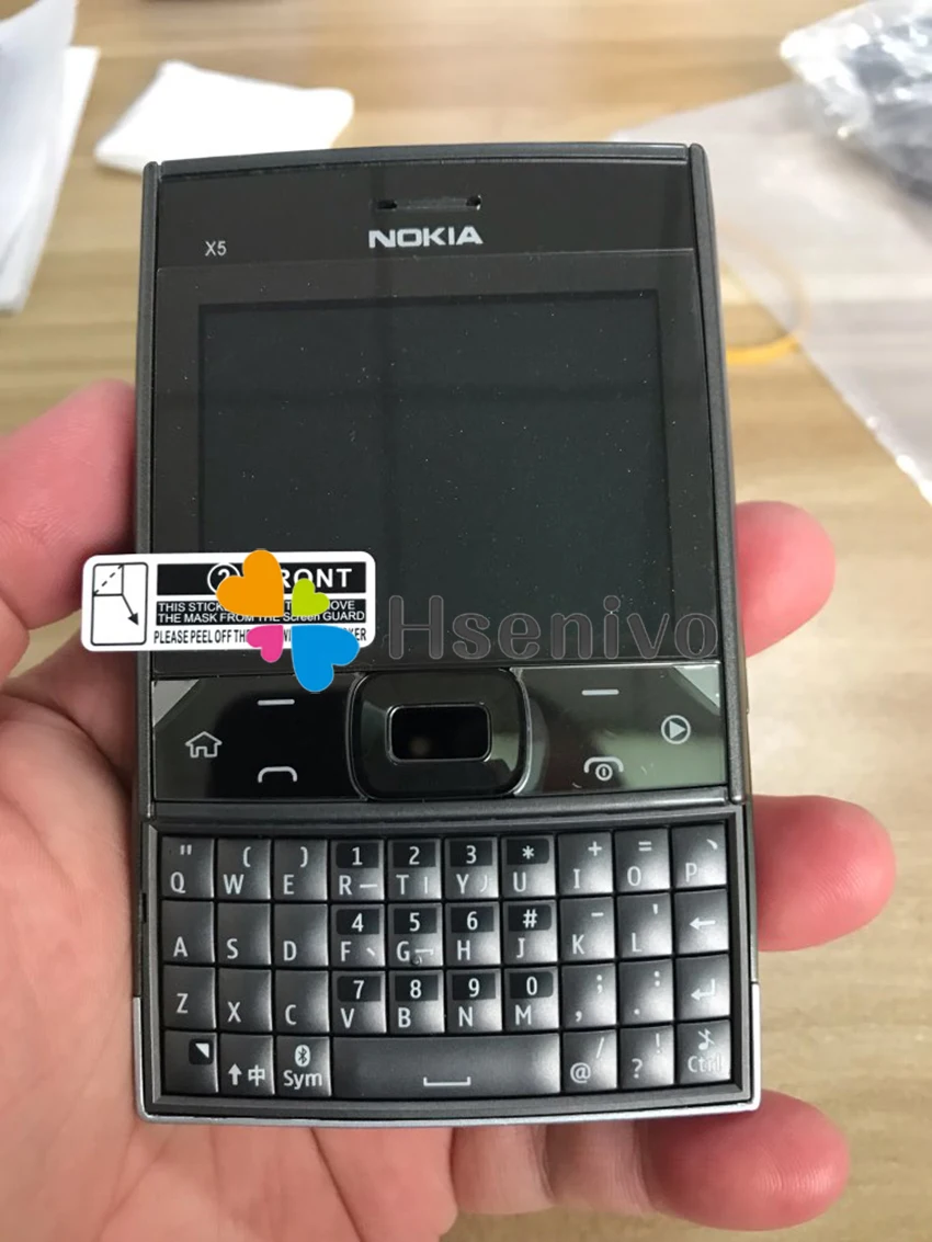 Nokia X5 00 отремонтированы Оригинальный разблокированный слайдер мобильный телефон