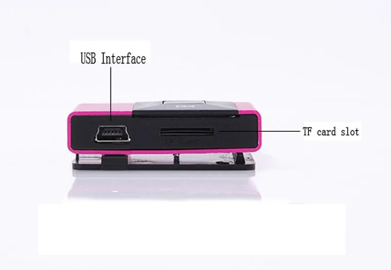 Мини USB клип цифровой Mp3 плеер Поддержка 8 Гб SD TF карта воспроизводитель mp3 музыкальный плеер Спорт MP3# UO