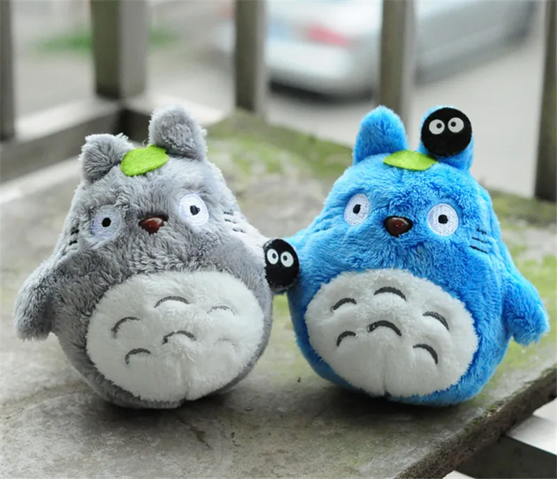 10 см Kawaii Мой сосед Тоторо Плюшевая Игрушка Аниме Тоторо плюшевый брелок упитанные Тоторо кукла