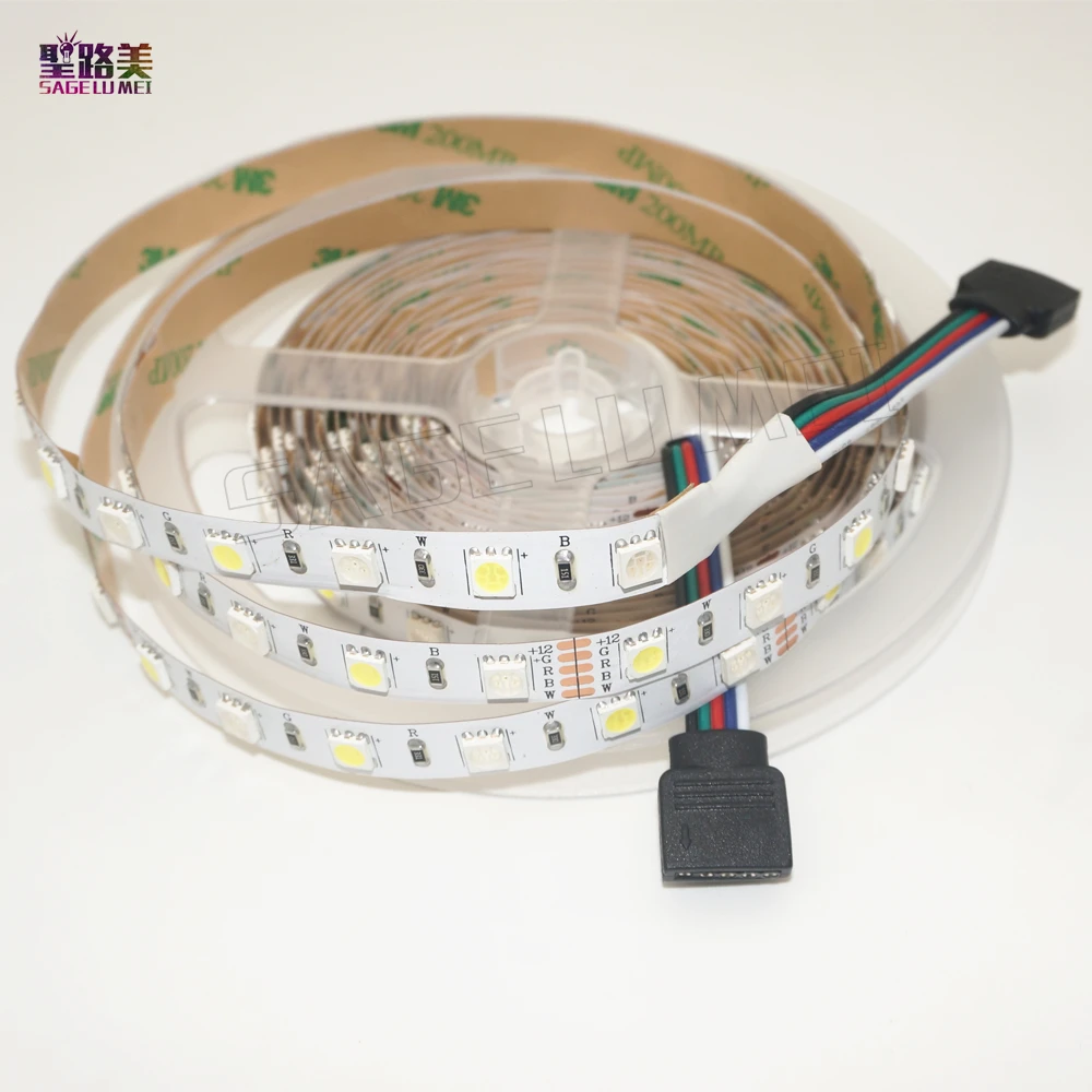 5 M/roll 5pin IP30/IP67 300 светодиодный s/roll DC12V 60 Светодиодный s/m SMD5050 смешанные Цвет RGBW RGB+(теплый/холодный белый) RGBWW RGBCW Светодиодные ленты
