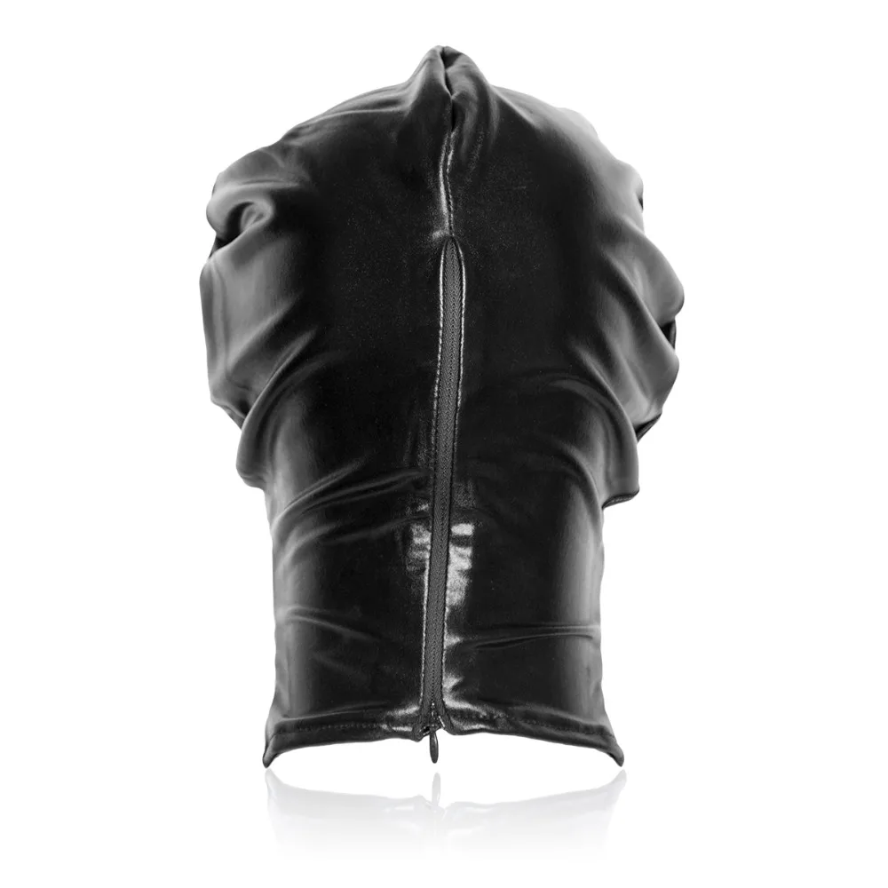 HOTTIME New Patent Leather Restraint Mask Dog Headgear Head Hood Fully Enclosed Erotic Fetish BDSM Couple Slave Sex Love Bondage | Красота и