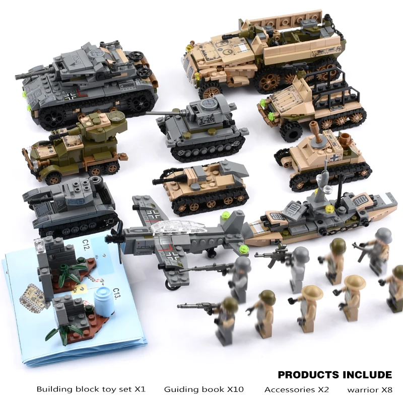 8 в 2 1061 шт Empires of steel Technic блоки Совместимость с legoingly армейский двигатель грузовик