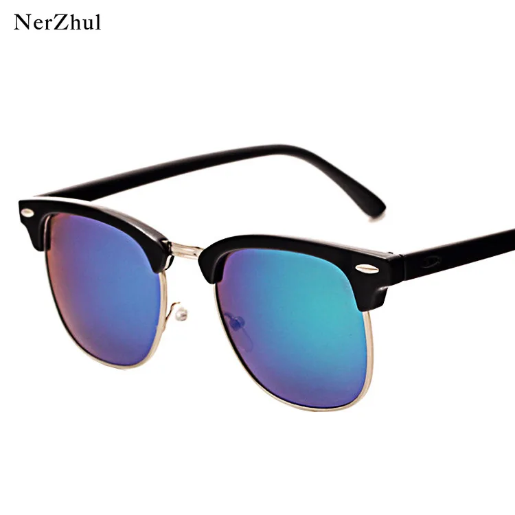 

Круглые Солнцезащитные очки для мужчин и женщин, ретро, винтажные, Овальные, синие, мужские и женские солнечные очки, классические, зеленые, для вождения