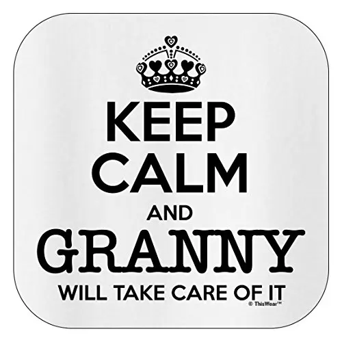 New 2016 Fashion T Shirts Women's Crew Neck Premium Short-Sleeve Keep Calm And Granny Will Take Care Of It Grandma Top Tees |