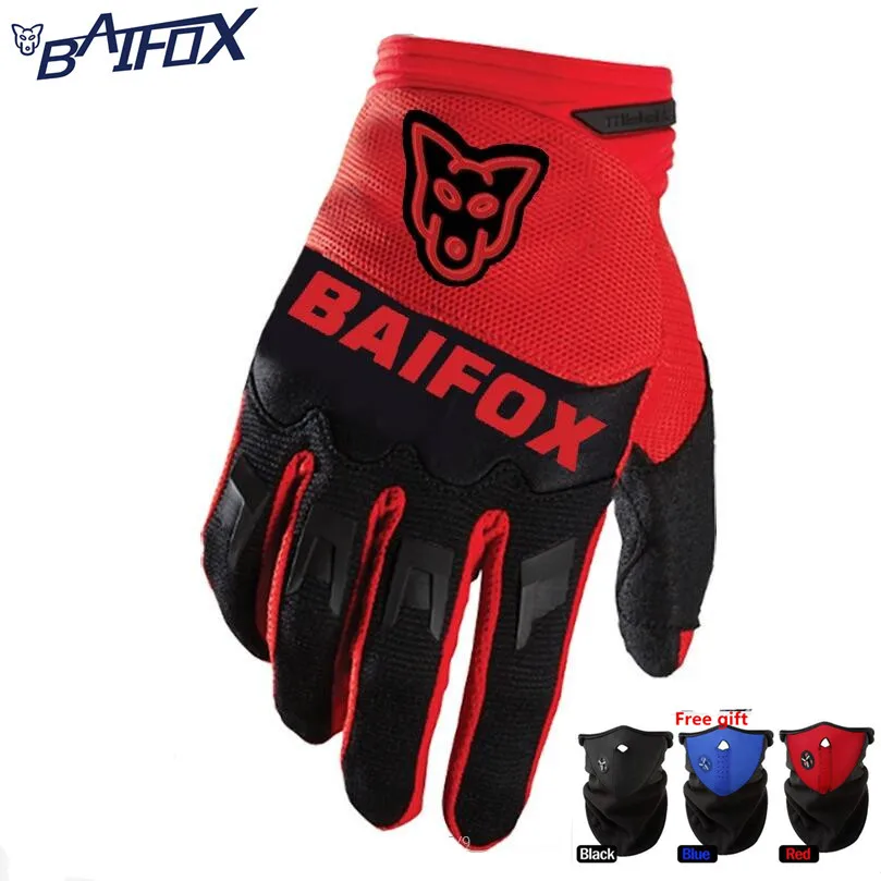 Мужские и женские перчатки для мотокросса с полным пальцем защиты рук длинным