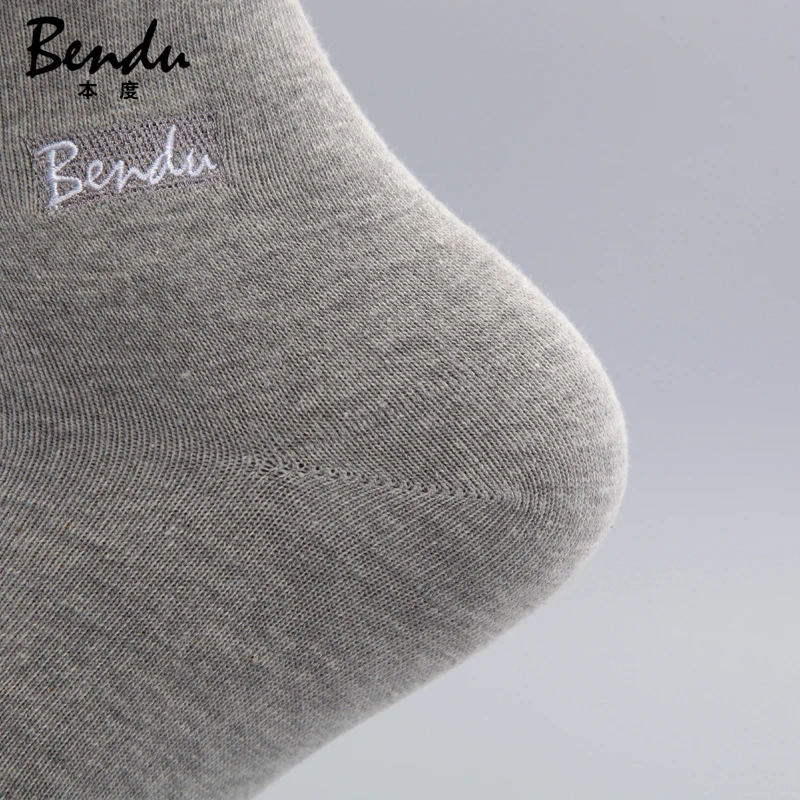 BENDU 5 пар/лот мужские носки из чистого хлопка фирменные гарантии
