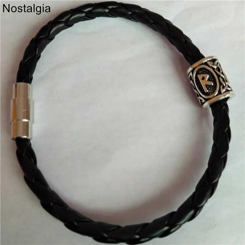 Nostalgia Vikingos Norse ювелирные изделия троица Валькнут Vegvisir бусины компас Vikingo руны амулет Викинг браслет славянские аксессуары - Окраска металла: RAIDHO