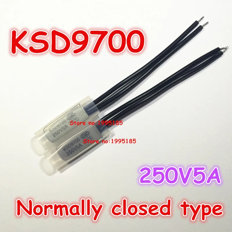 10 шт. KSD9700 5a250v 140 градусов Цельсия (nc) обычно закрытого типа Температура
