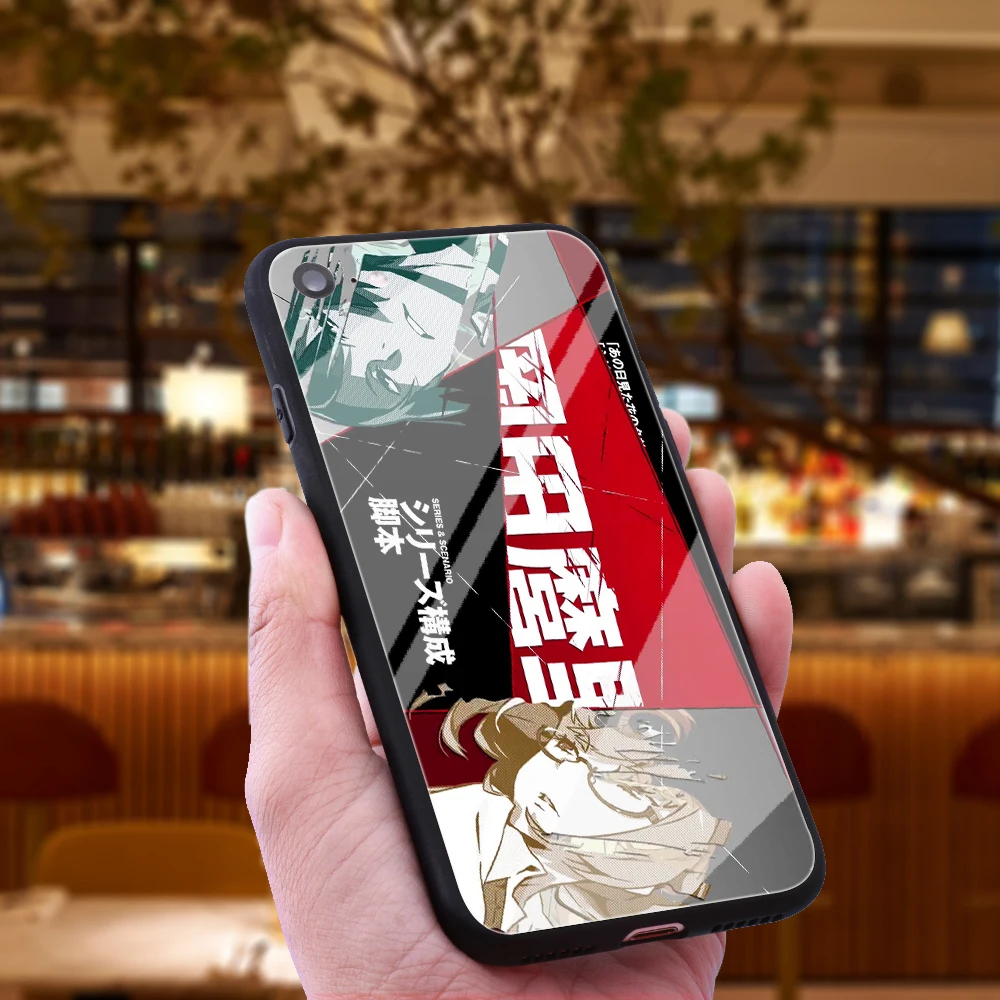 WEBBEDEPP Kiznaiver Sonozaki Noriko Tempered Glass Phone Case for Apple iPhone Xr Xs Max X or 10 8 7 6 6S Plus 5 5S SE |