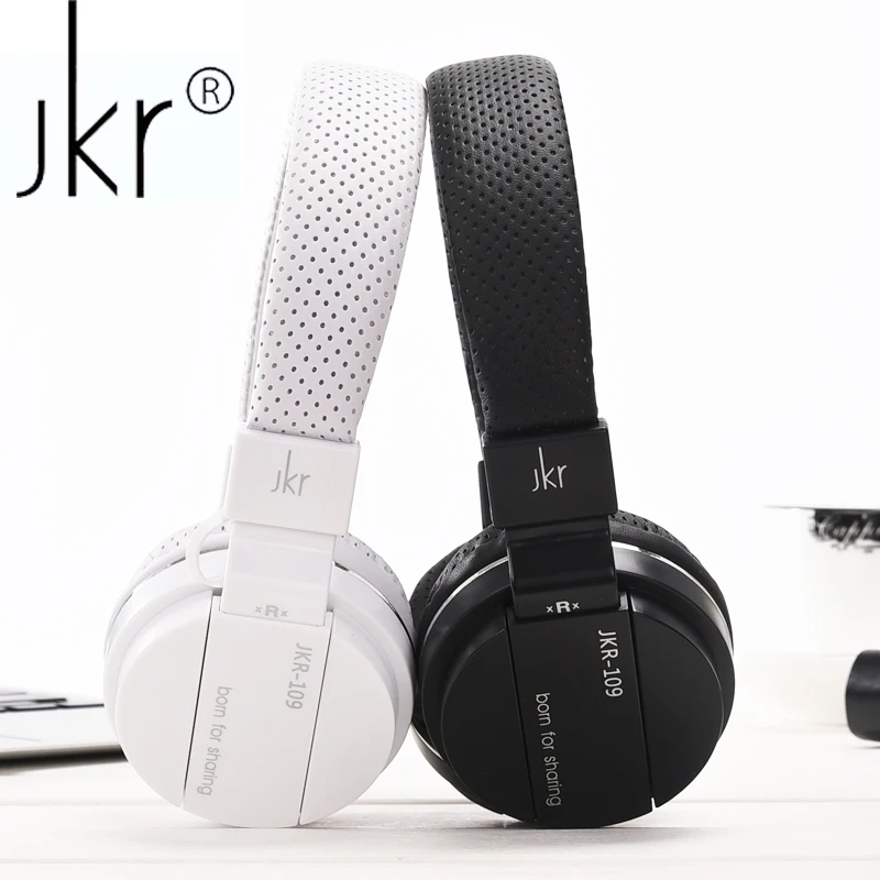 JKR 109 Складная гарнитура с шумоподавлением проводные стереонаушники Hi Fi