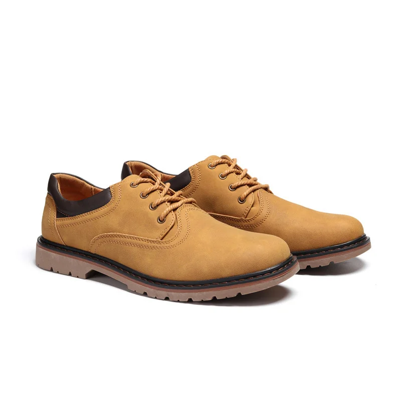 2019 Spring Men leather shoes driving brand luxury fashion designer casual male oxford #W333 | Обувь
