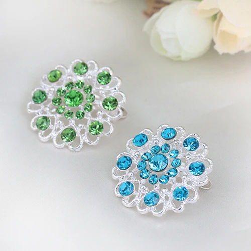 Горная хрусталя кристаллическая брошь с отверстиями воротник шпилька