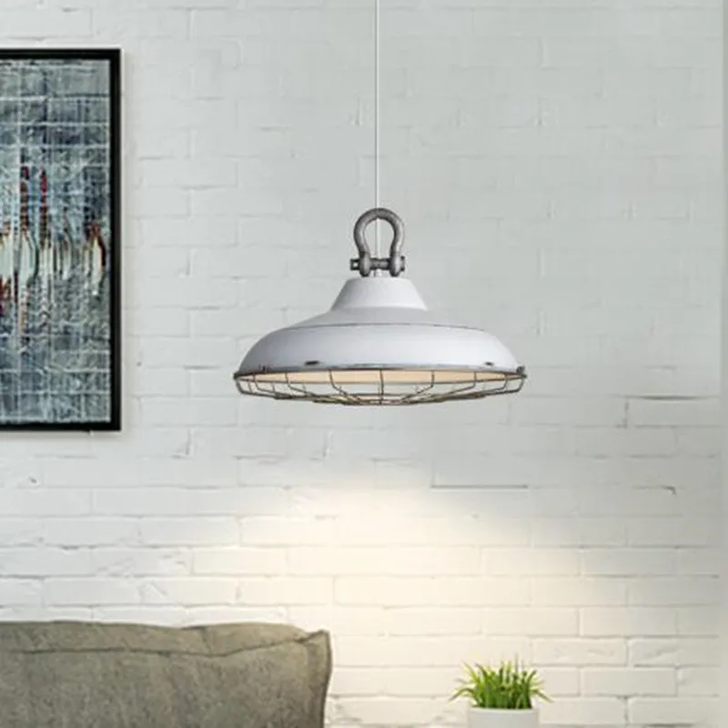 Дизайнерский Лофт промышленный Ретро Железный бар кофе LED подвесной светильник