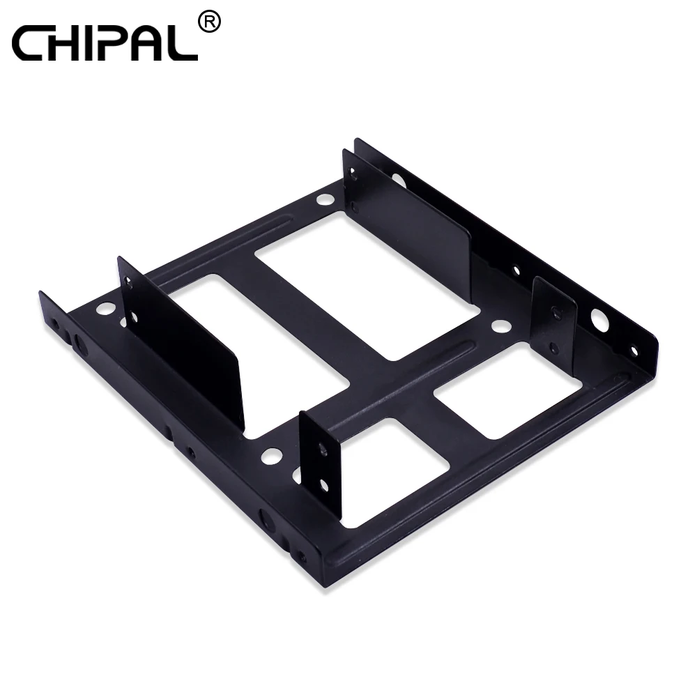 CHIPAL двойной базовый кронштейн для жесткого диска 2 5 дюйма SSD HDD металлический