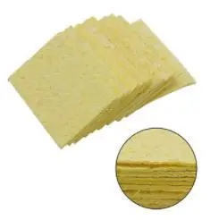 10pcs Sponge JCD Электрический паяльник подставка держатель металлические колодки универсальный высокой температуры поддержка станция губка для припоя паяльник чистый - Цвет: 10pcs Sponge