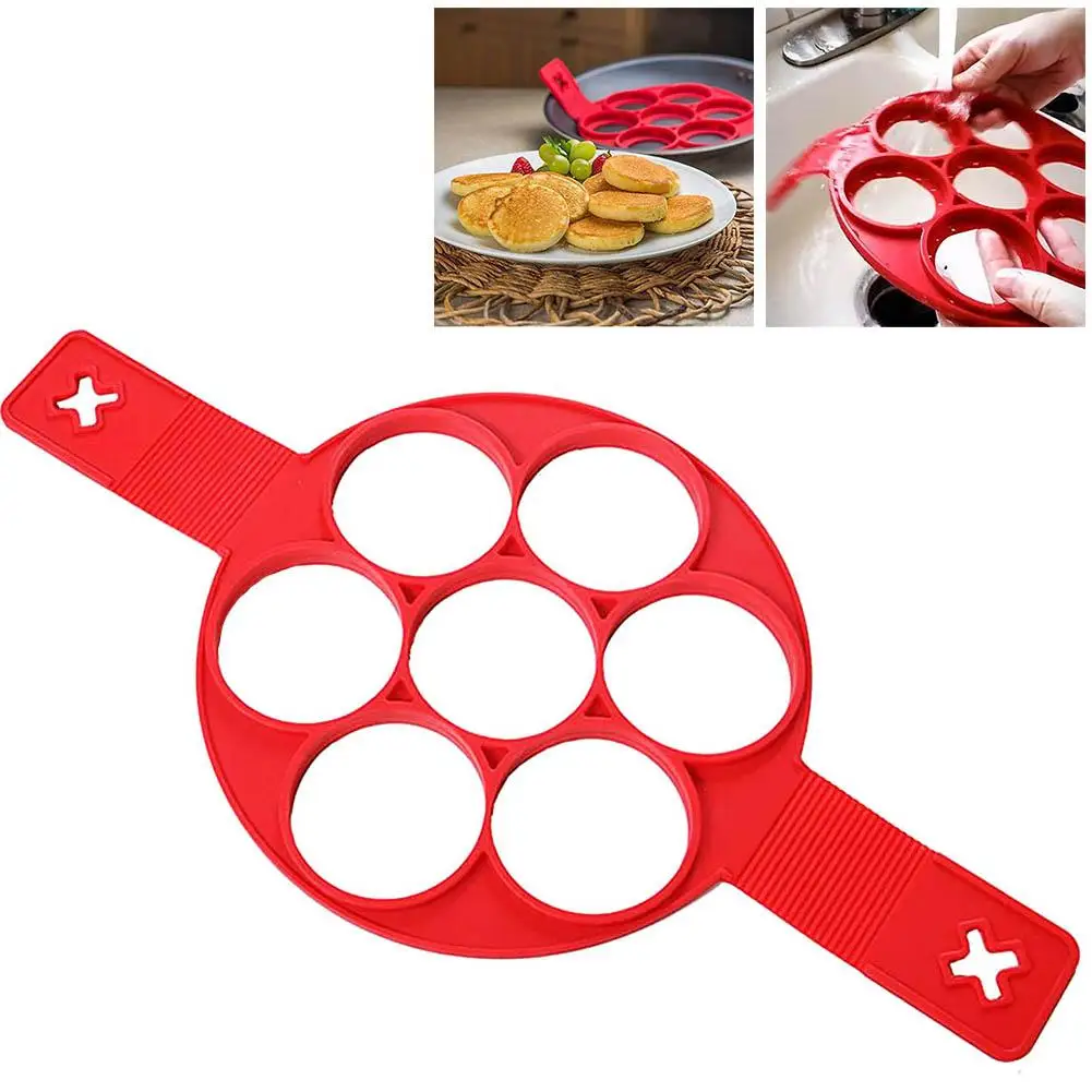 Силиконовая форма для приготовления яиц блинчиков круглые формы жарки