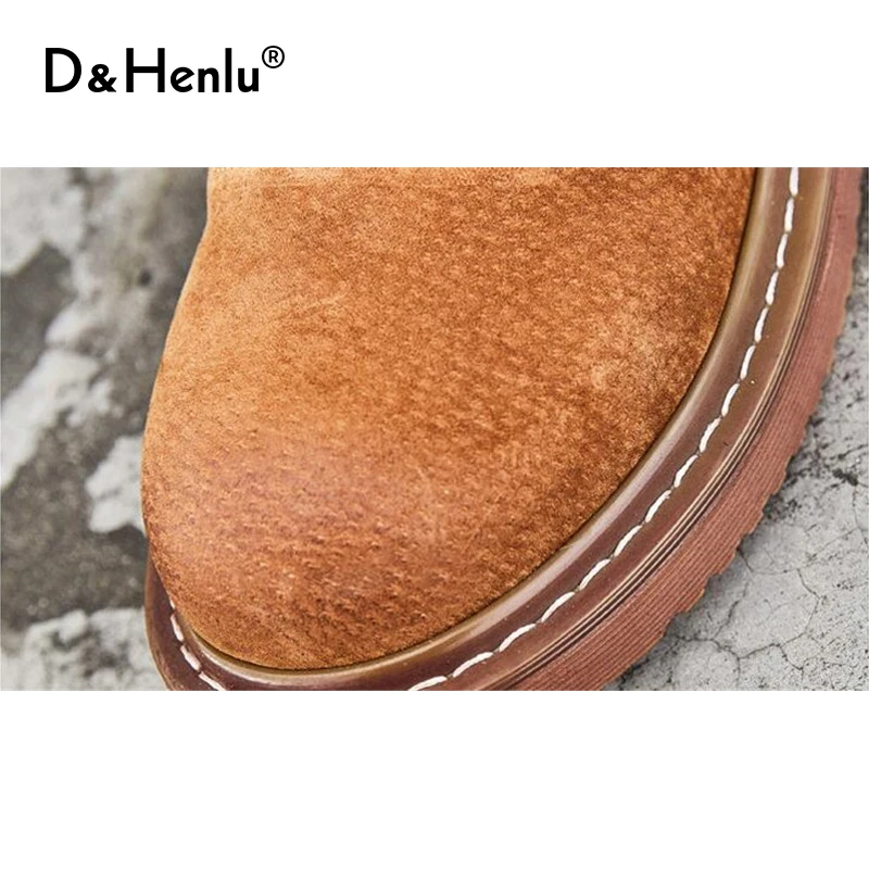 Ankle Boots Women Autumn Genuine Leather Zipper Womens Shoes Flat Round Toe Boot botas mujer chaussures femme | Обувь