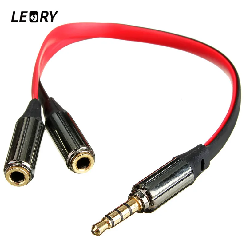 Кабель удлинитель для наушников 3 5 мм|extension cable|gold malesplitter headphone |