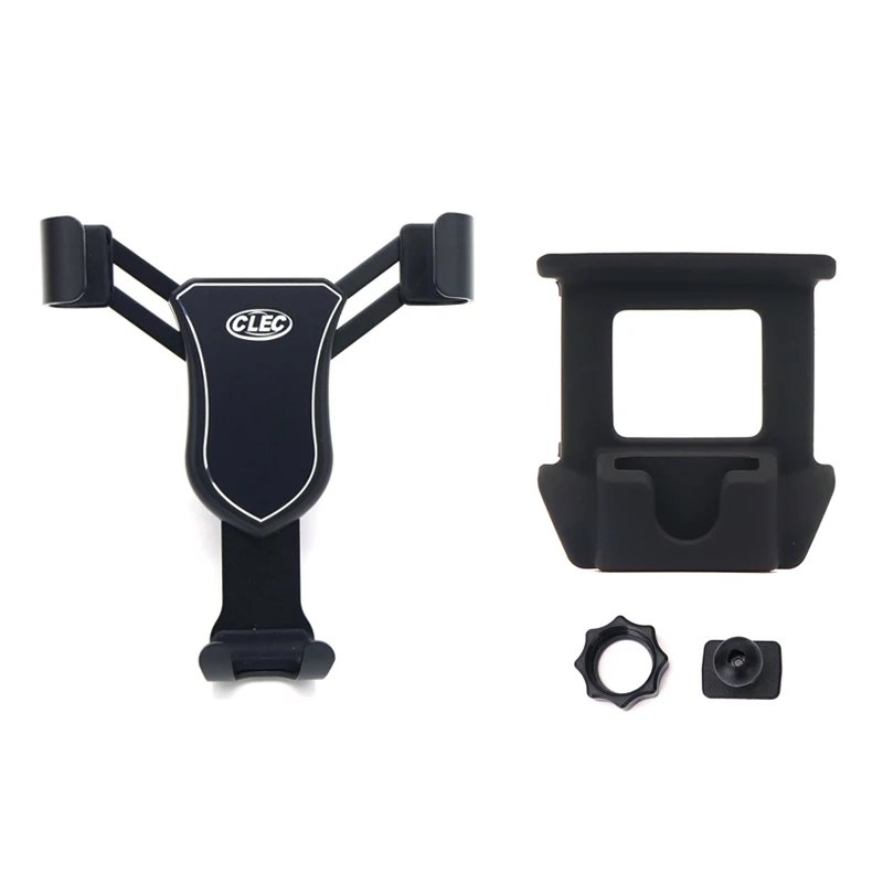 black Для Audi A4 B9 автомобилей Air Vent Mount держатель телефона для Мобильный телефон стабильной держатель подставка для смартфона - Название цвета: black