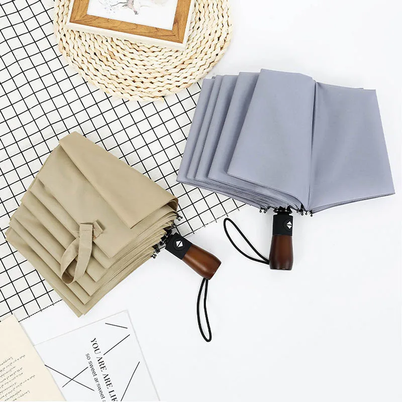 Креативный мужской зонт от дождя и солнца Женский автоматический складной с