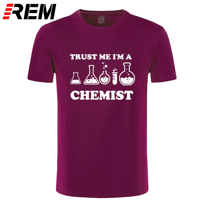 REM Trust Me I'm A Chemist забавная футболка для мужчин с принтом хлопок короткий рукав химия уличная Мужская футболка хип-хоп