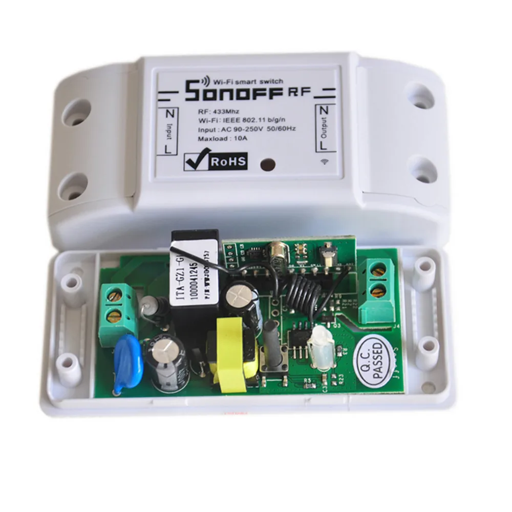 Sonoff 433Mhz RF WiFi Wireless Smart Switch Home With Receiver Remote Control Timing | Электроника