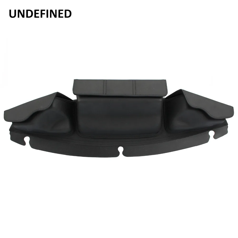 Черная ветрозащитная мотоциклетная сумка 3 кармана сумка-Седло обтекатель для