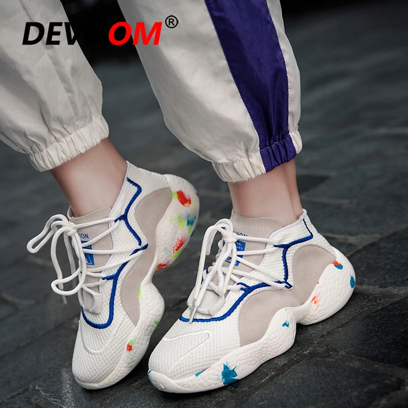 Женские яркие женские кроссовки 2019 уличная спортивная обувь легкие унисекс