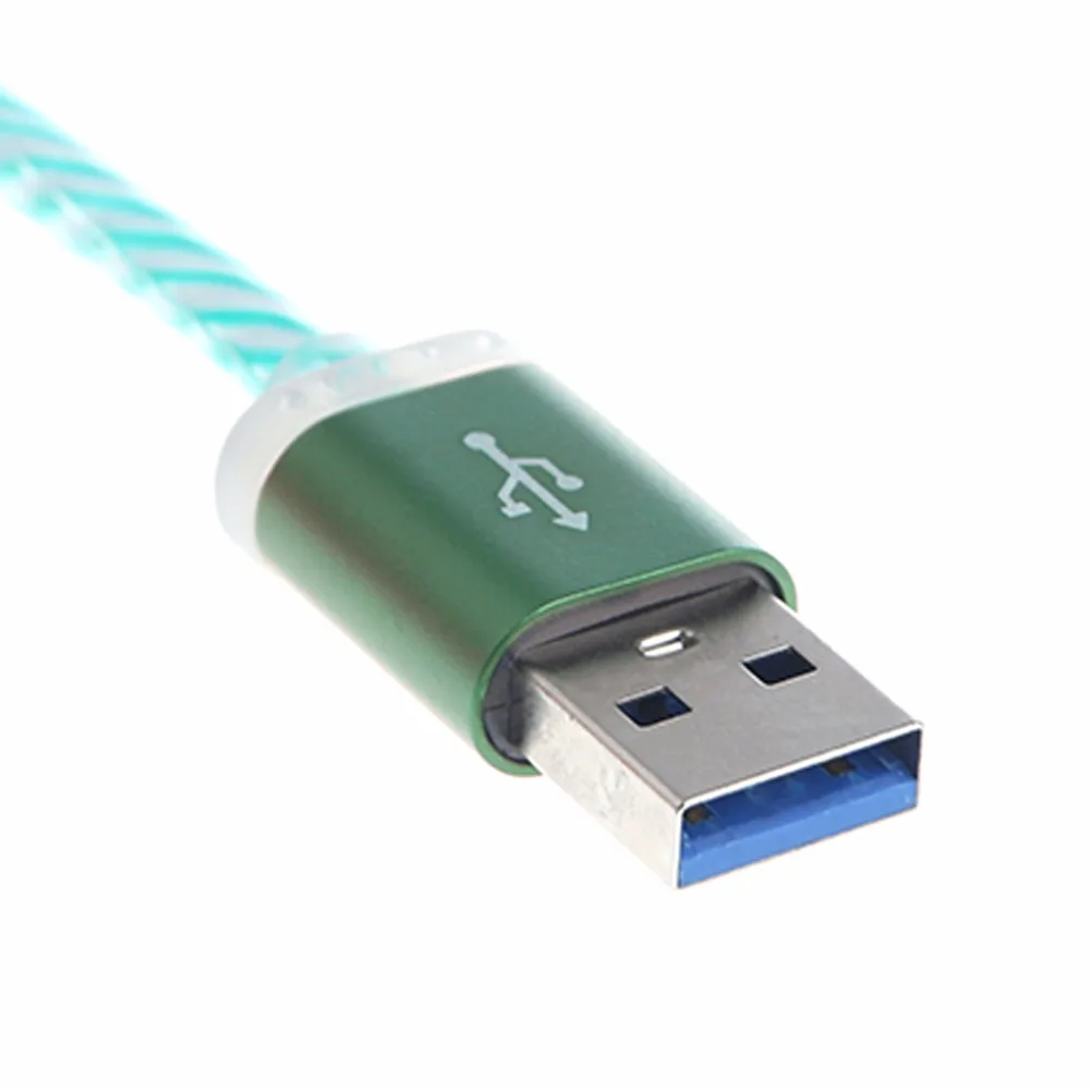 Светодиодный светильник Кабель зарядного устройства микро-usb кабель для зарядки для samsung S7 S6 LG G4 G3 Android телефон