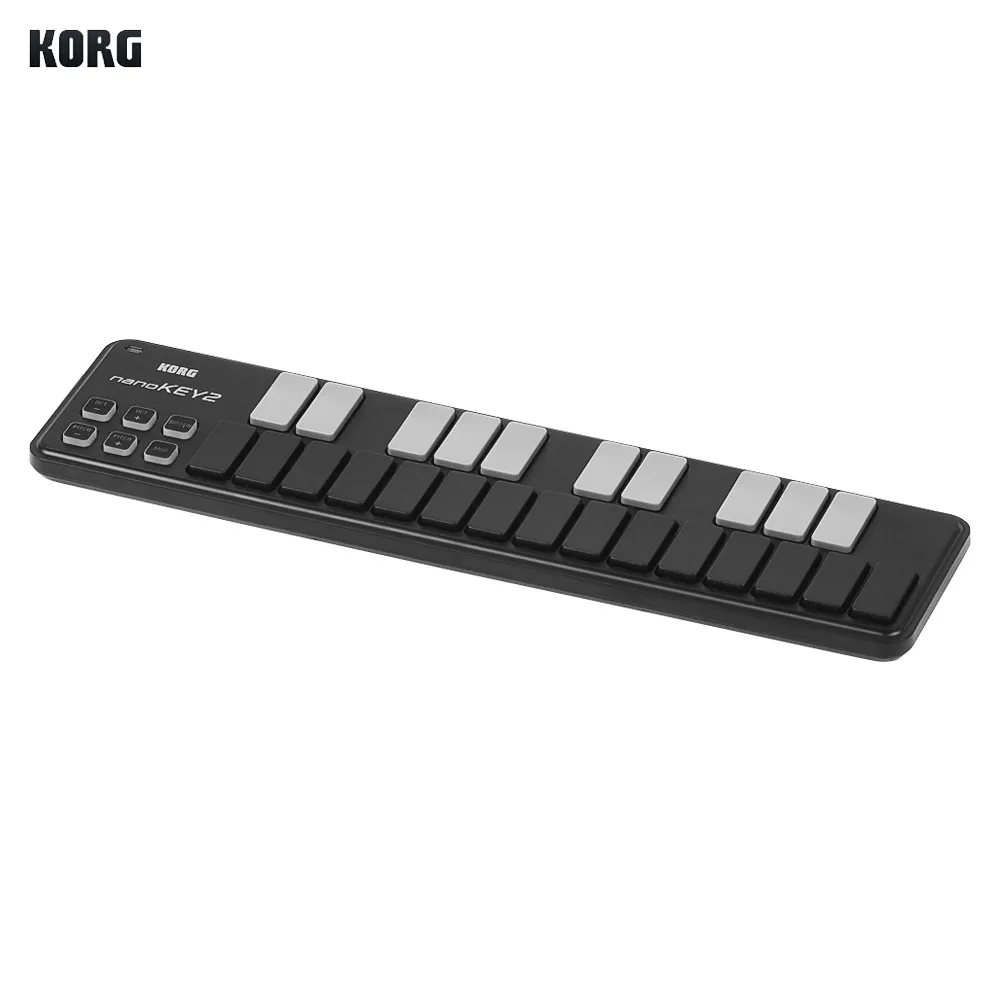 

KORG nanoKEY2 тонкий портативный USB MIDI контроллер клавиатуры 25 клавиш с USB кабельная клавиатура аксессуары