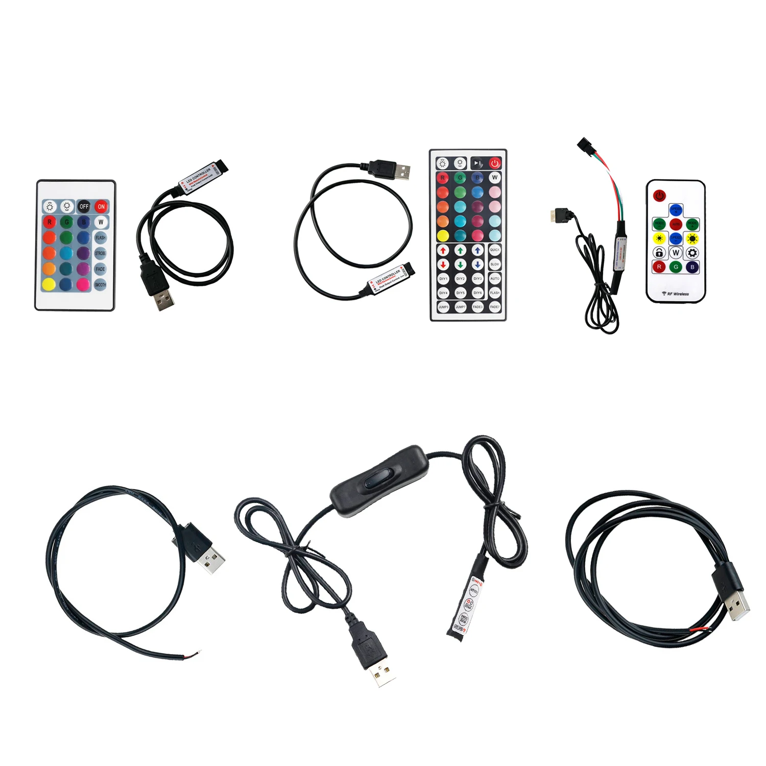 5 в USB Светодиодная лента RGB контроллер мини RF пульт дистанционного управления диммер переключатель для 5050 3528 SMD RGB светодиодный светильник JQ