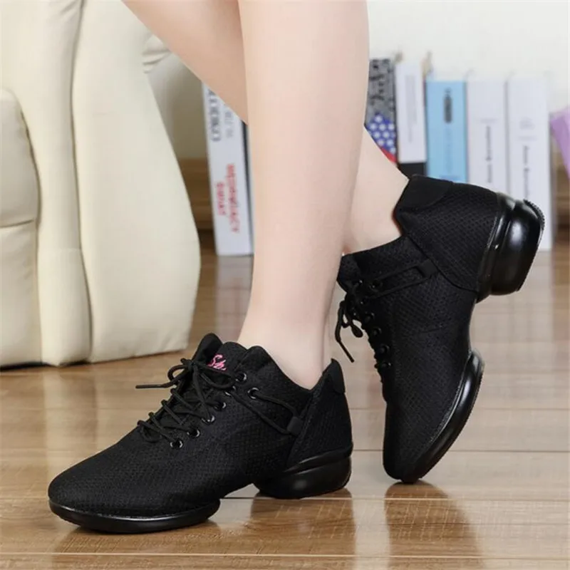 New 2017 Dance Shoes For Girls Sports Soft Outsole Breath women Practice Modern Jazz Sneakers | Спорт и развлечения