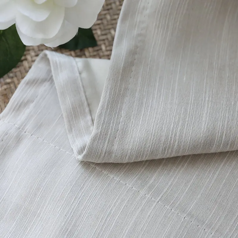 beige cloth Плотные льняные хлопковые занавески из современной ткани занавески s ткани для шторы для спальни гостиной Cortina шторы и 30 - Цвет: beige cloth