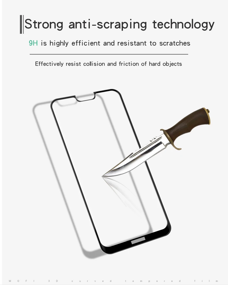 Для Nokia 6,1 плюс Экран протектор для Nokia X6 закаленное Стекло 3D изогнутые полный Крытая защитная пленка противоударный черный гвардии