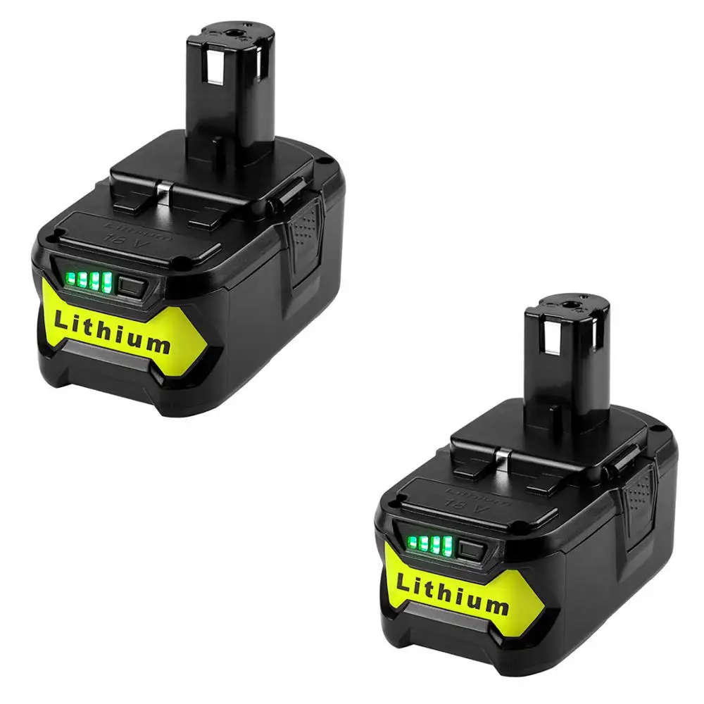 2 шт. x новейший для Ryobi 18 в 6000 мАч P108 RB18L40 литиевая Высокая емкость аккумуляторные электроинструменты батарея Ryobi ONE+ и зарядное устройство - Цвет: 2PCS P108 battery
