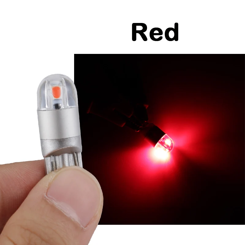Oslamp T10 T15 T20 T25 1156 1157 SMD автомобилей светодиодные лампы перерыв сигнал поворота света Обратный Свет просвет чтение свет 12 В - Испускаемый цвет: 4pcs  T10  Red
