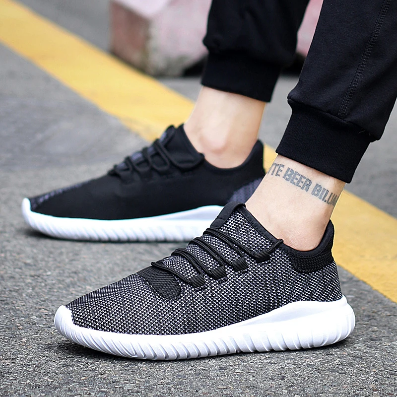 Кроссовки унисекс сетчатые удобная повседневная обувь для пар на платформе |