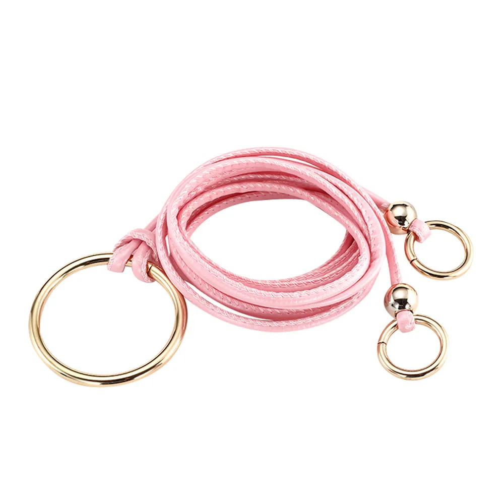 Цепной привод для Для женщин Ремни карамельных цветов кожаный Повседневное