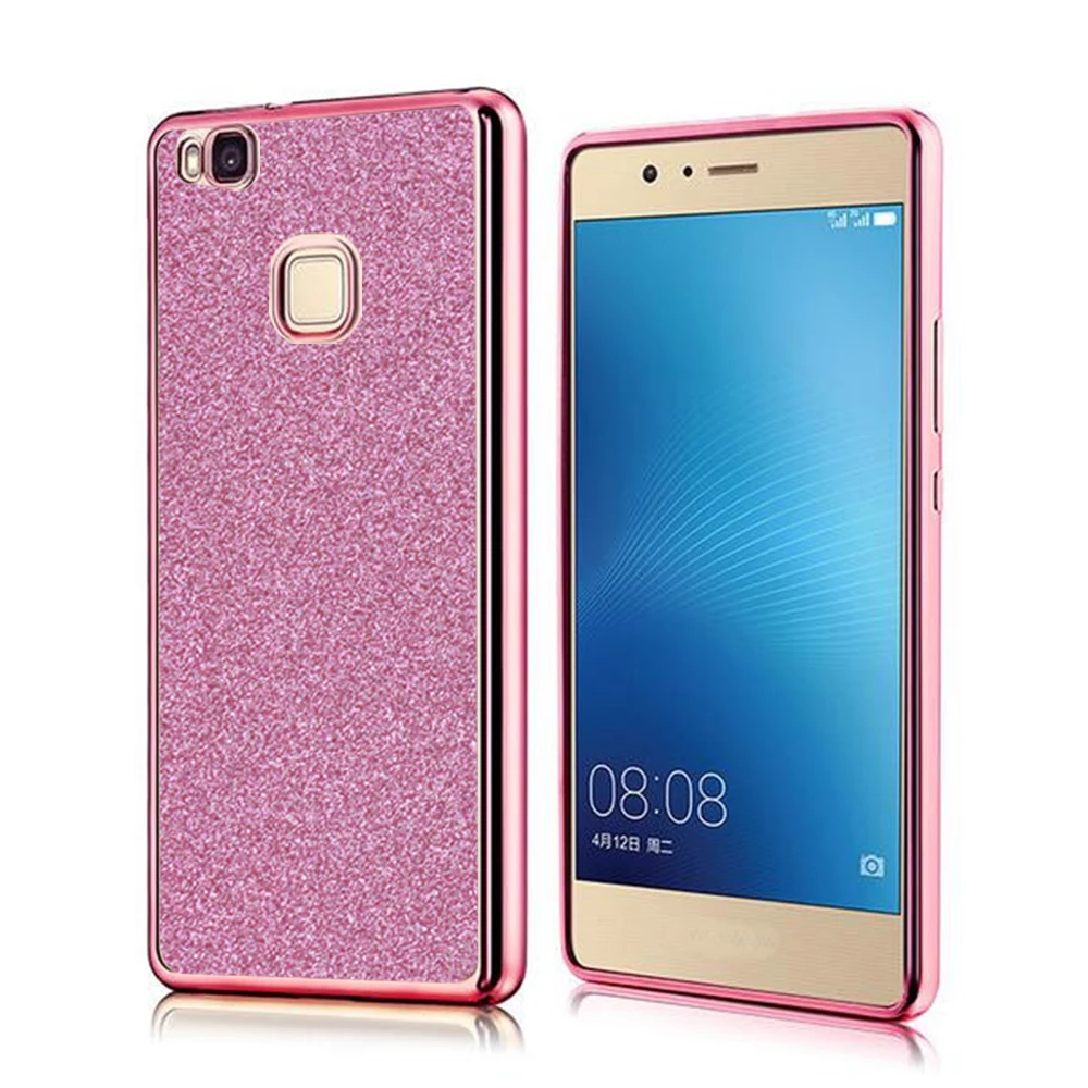 Чехол для huawei p9 lite блестящий чехол 2016 позолоченный ТПУ Мягкий силиконовый