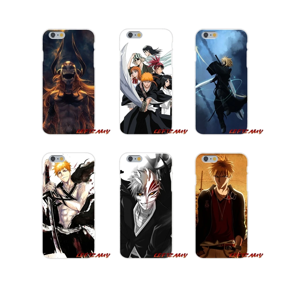 Аксессуары чехлы для телефонов iPhone X XR XS MAX 4 4S 5 5S 5C SE 6 6S 7 8 Plus Аниме Bleach